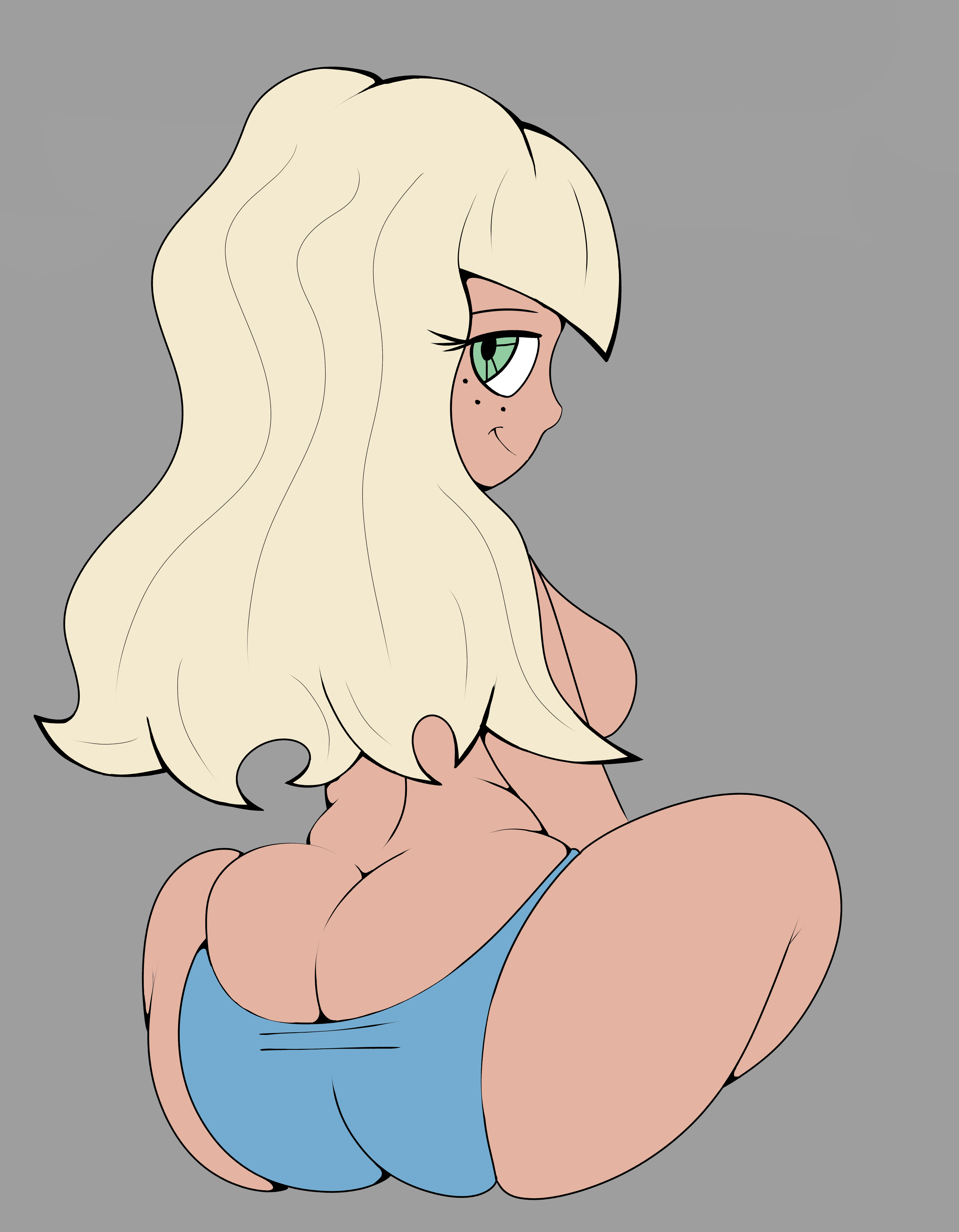 1girls, ass, ass cleavage, ass crack, butt crack, disney, disney channel, disney xd, female, female only, jackie lynn thomas, n-kosi, n-kosi (coloring), solo, star vs the forces of evil, tagme, tan-skinned female, white female