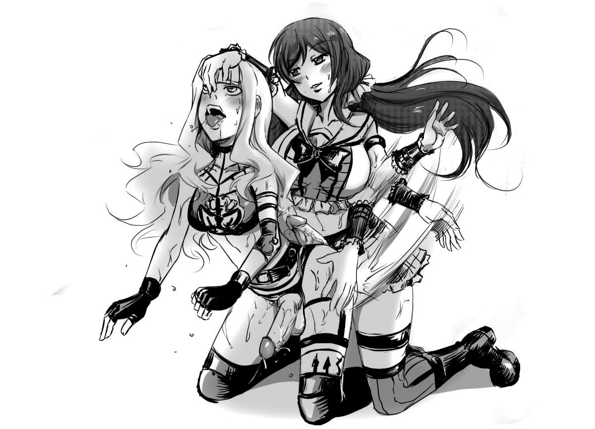 ahe gao, ahegao, artist request, ass, ass grab, ass shake, ass slap, big breasts, breasts, catfight, cum, domination, futa on futa, futadom, futanari, futasub, humiliation, idol, idolmaster, intersex, love live!, love live! school idol project, nose hook, pig nose, shijou takane, spanking, the idolm@ster, the idolm@ster million live!, toujou nozomi, twintails, wrestling
