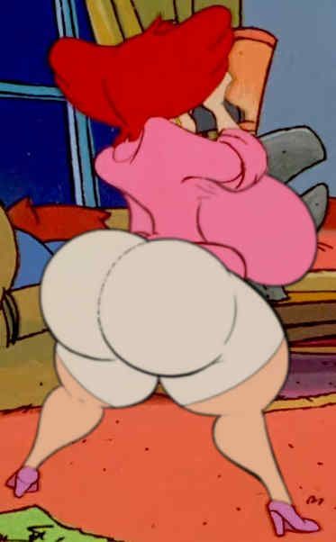 1girls back_view backboob big_breasts big_butt disney female female_only goof_troop hyper hyper_ass hyper_breasts illis mature mature_female milf peg_pete screencap screenshot screenshot_edit solo solo_female thick_thighs