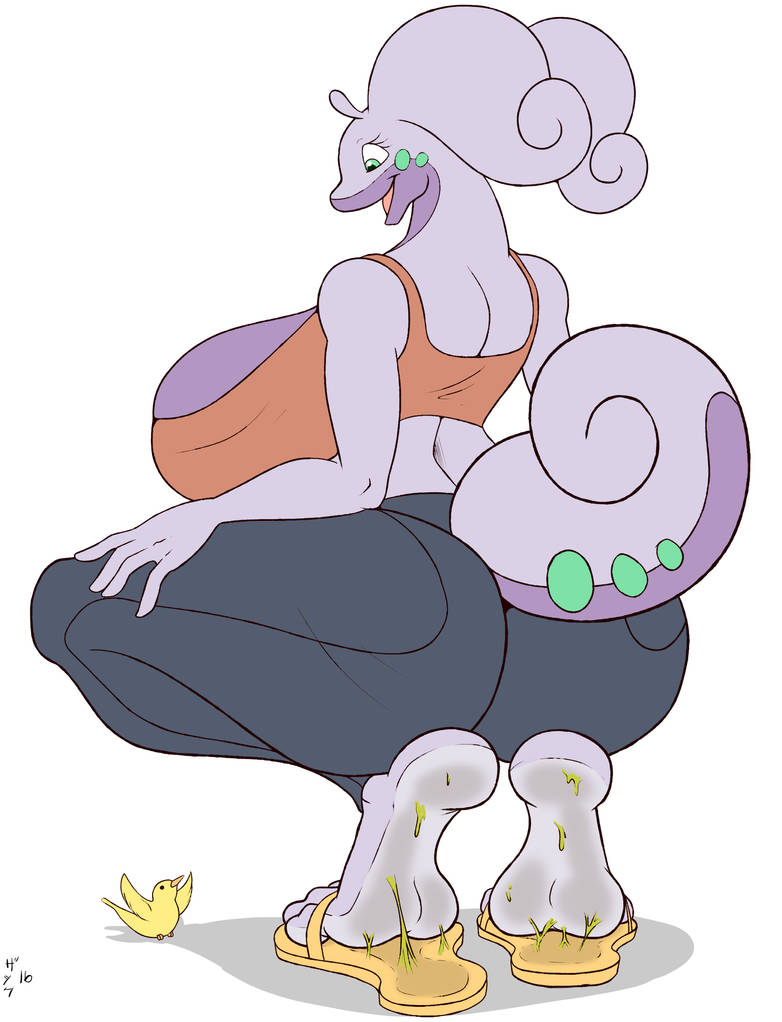 feet feet_focus flip_flops foot_fetish goodra pokemon pokemon_(species) soles zp92