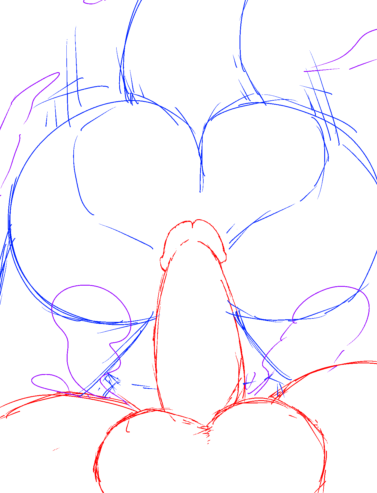 anthro ass balls bubble_butt duo female genitals hi_res lizard male penis pheromones pheronoa reptile rime_the_vixen scalie sketch straight unfinished