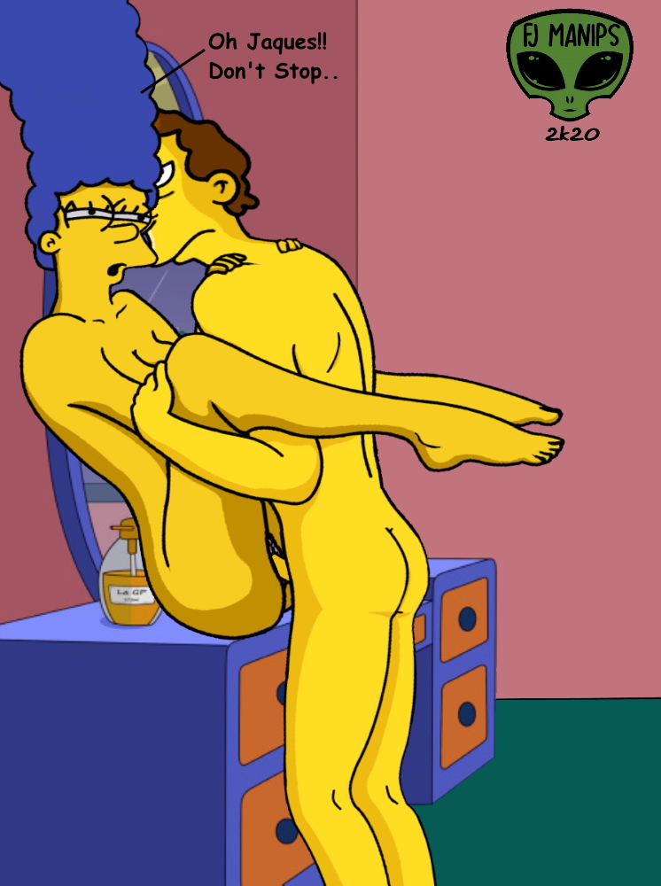 caption feet feet_up fjm marge_simpson on_table orgasm_face sex text the_simpsons