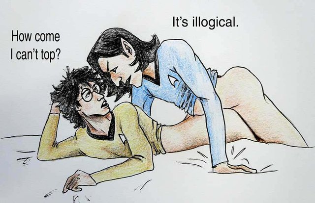 2boys anal_penetration anal_sex black_hair bottomless cosplay facial_scar gay glasses harry_james_potter harry_potter male male_only multiple_boys multiple_males on_bed pointed_ears severus_snape shirt_up tagme tripperfunster yaoi