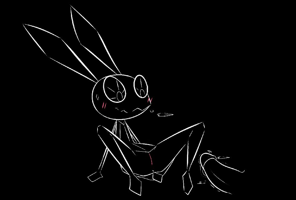 anthro blush duo female genitals imminent_sex invalid_tag lagomorph leporid male mammal mrdegradation pussy rabbit spread_legs spreading straight vib-ribbon vibri