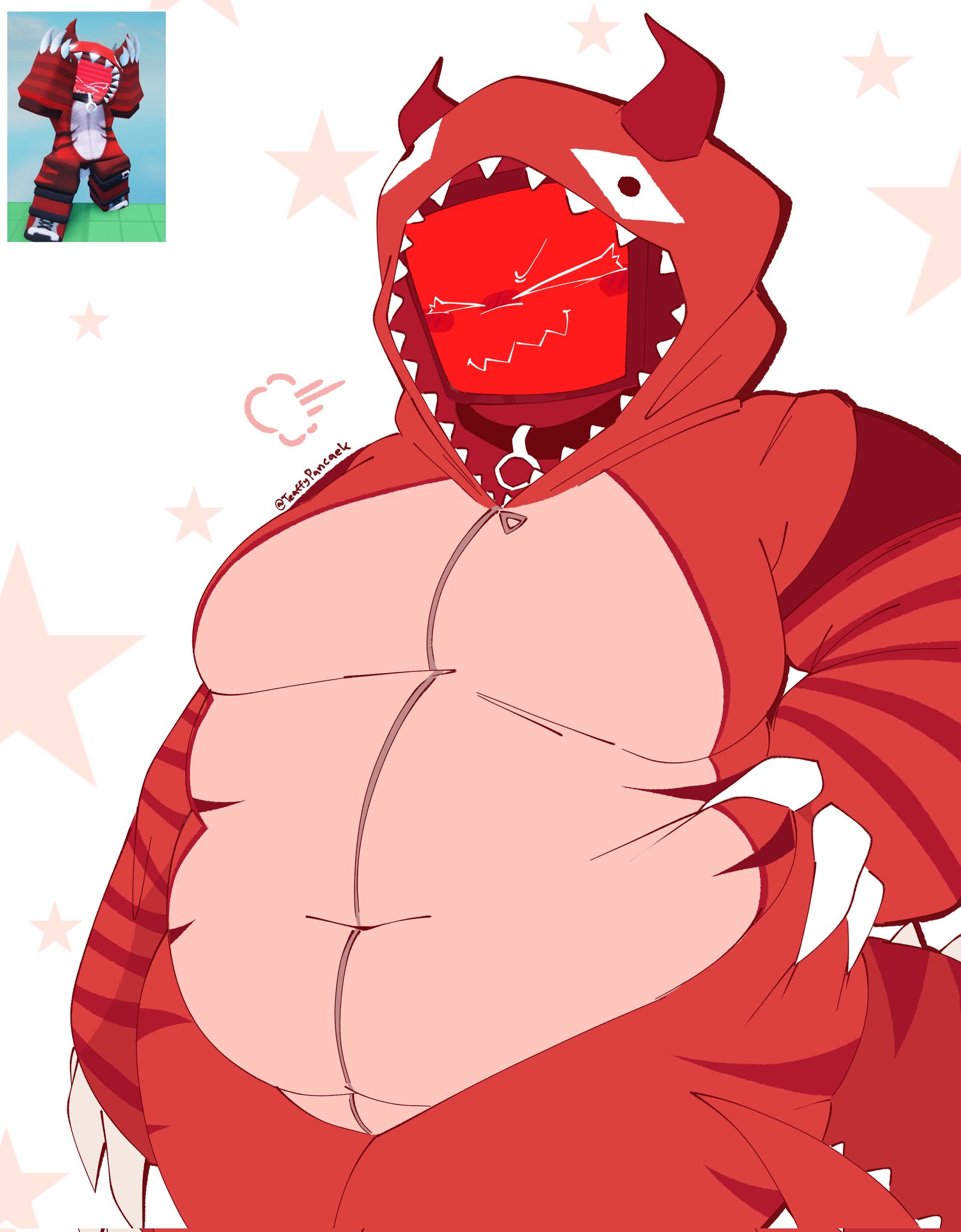 background, chubby, chubby female, drako veeronica, forsaken (roblox), onesie, reference image, roblox, roblox game, robloxian, tagme, tagme (artist), tv, tv head, tv screen, veeronica