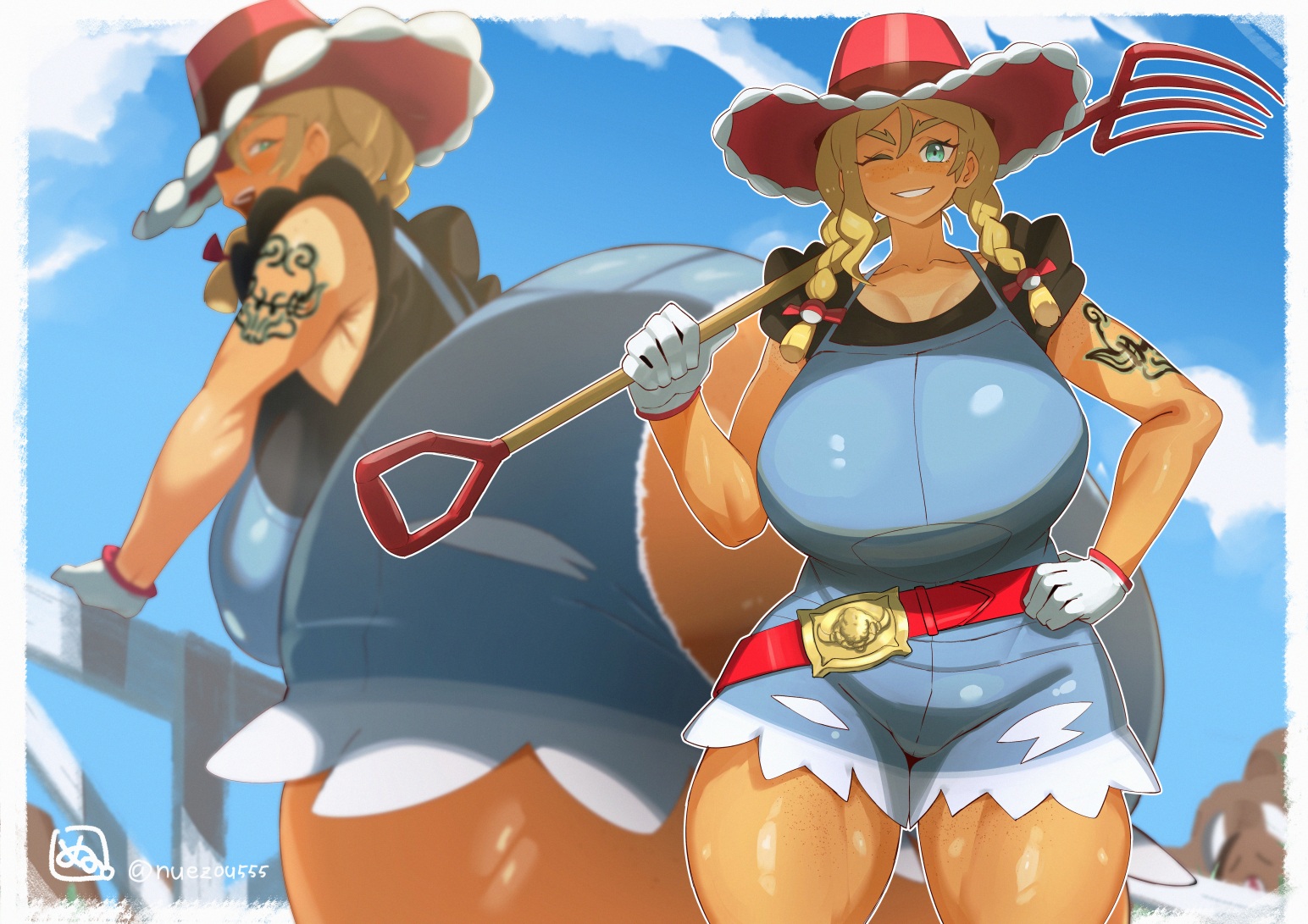 1girls, kitt (pokemon), nuezou, pokemon, pokemon champions, rucola (pokemon), tagme