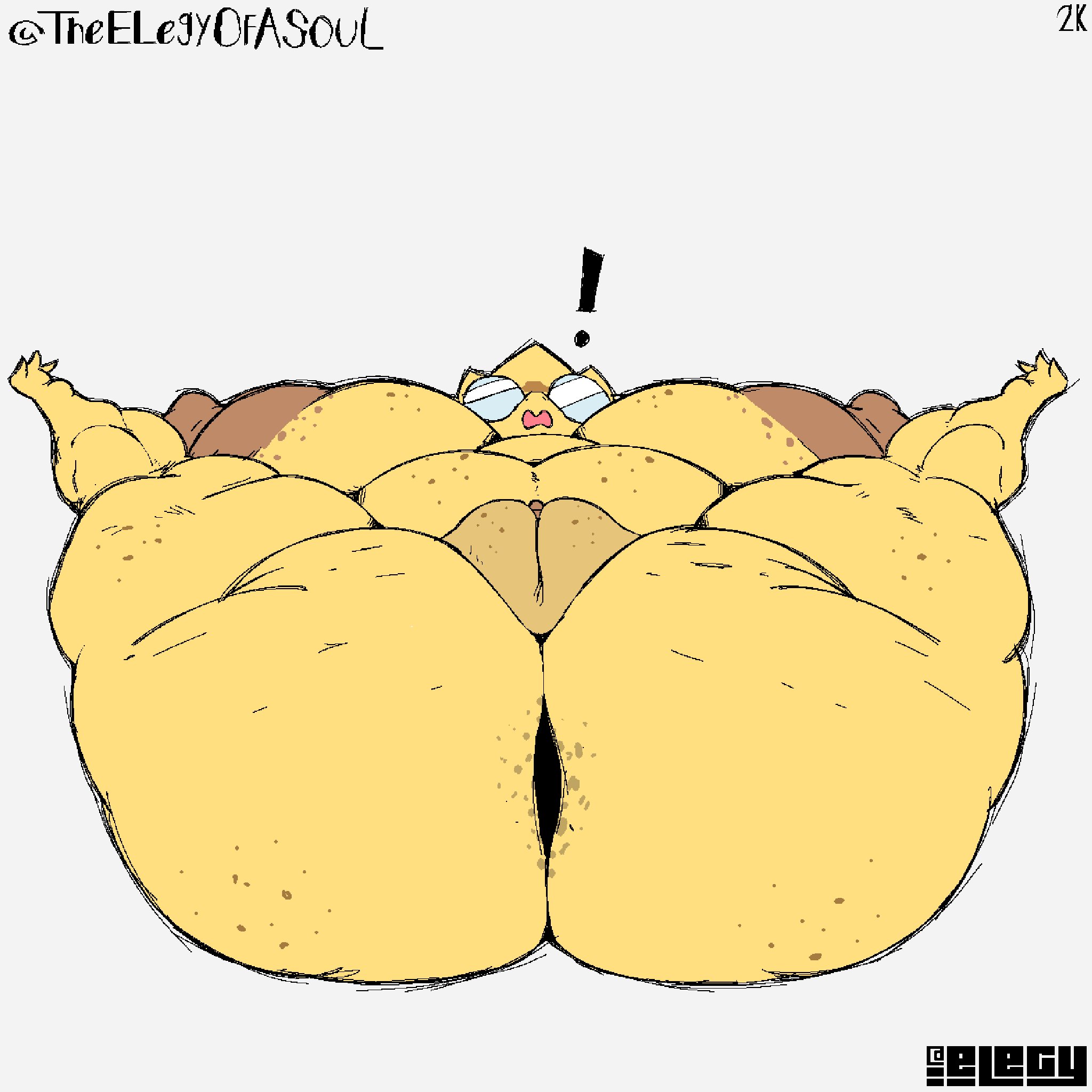!, 1girls, alphys, alphys (undertale), anus, areolae, artist name, artist signature, ass, big ass, big boobs, big breasts, boobs, breasts, chubby, deltarune, elegy, freckled face, freckles, freckles on ass, freckles on breasts, freckles on face, furry, huge ass, huge boobs, huge breasts, lying on back, neckline, nerd, nerdy, nerdy female, nipples, no pants, nude, nude female, pussy, scalie, sexy, simple background, tagme, tail, theelegyofasoul, thighs, twitter username, undertale (series), yellow body, yellow skin