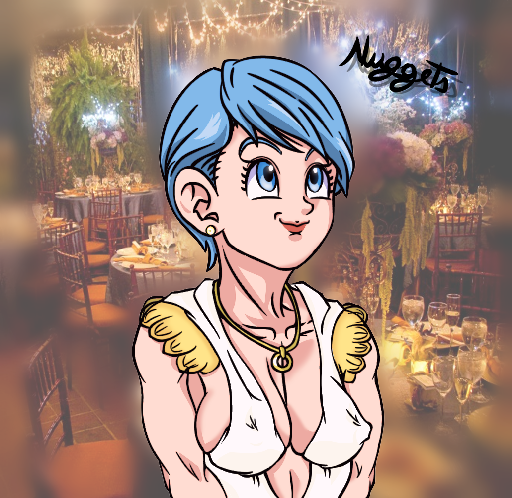 1girls 2018 artist_name biceps big_breasts blue_eyes blue_hair breasts bulma_briefs cleavage digital_media_(artwork) dragon_ball dragon_ball_super dragon_ball_z earrings fanart female female_focus female_on_top female_only female_solo looking_pleasured looking_up milf muscles necklace necklace_between_breasts nuggetmcfly shiny shiny_hair shiny_skin short_hair shoulders shounen_jump simple_background smile smiling solo solo_female solo_focus watermark white_clothing