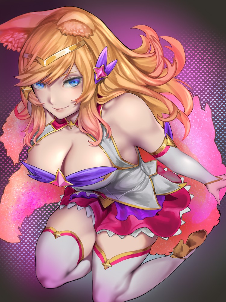 ahri, female, kumiko (aleron), league of legends, star guardian ahri, star guardian series, tagme