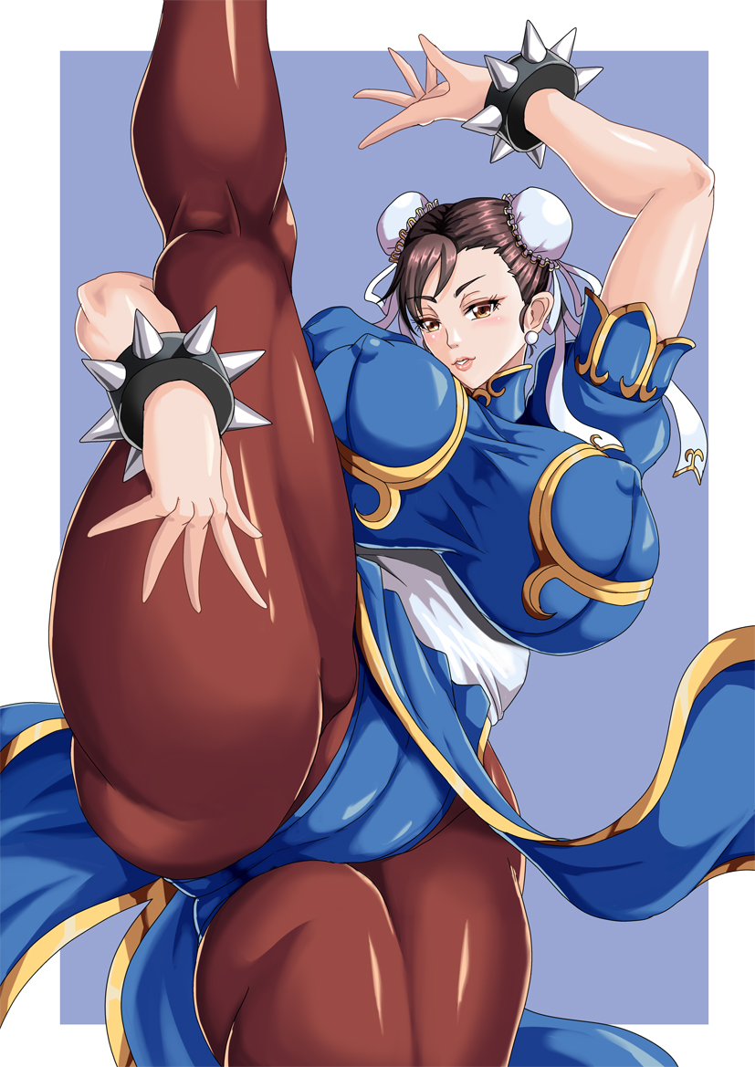 1girls capcom chun-li female_only fully_clothed mifune_seijirou pantyhose solo_female street_fighter tagme