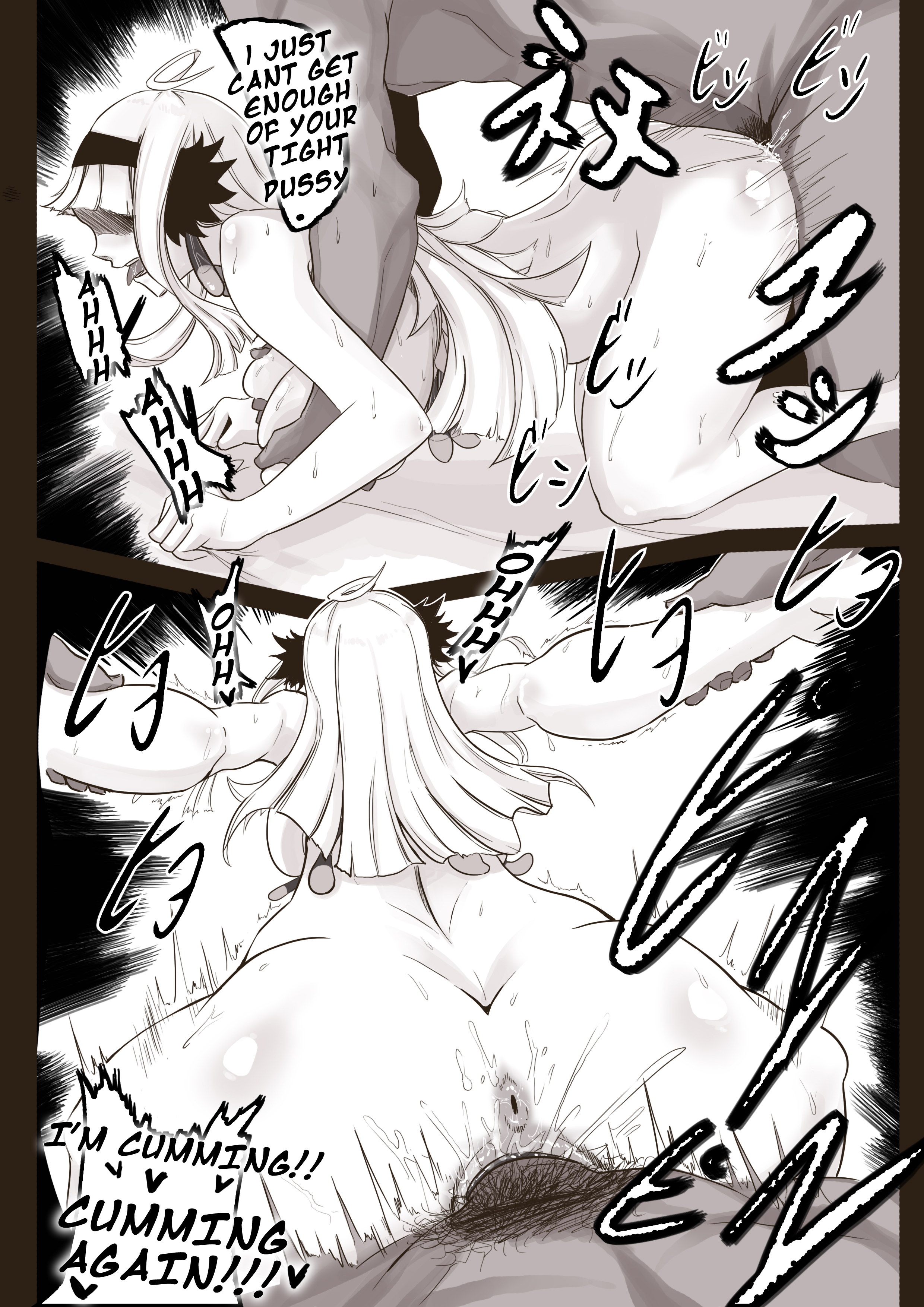angel (fairy tail), anus, condom, defeated, fairy tail, female, grabbing from behind, joshdinobarney, pussy, rape, sorano aguria, vaginal penetration