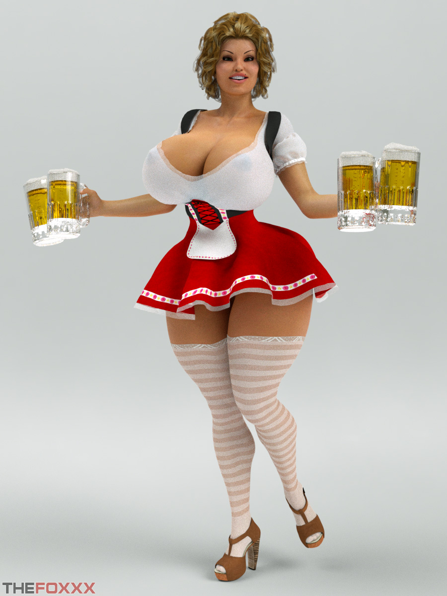 1girls 2014 3d 3d_(artwork) alternate_version_available areola areolae ass beer beer_mug big_ass big_hips breasts cleavage curves curvy curvy_body curvy_female curvy_females curvy_figure curvy_hips dirndl female female_only gigantic_breasts high_heels hips hourglass_figure huge_ass legs looking_at_viewer milf mug naked oktoberfest original rachel_dumass red_hair solo thefoxxx thick thick_hips thick_legs thick_thighs tracht voluptuous waist wide_hips woman