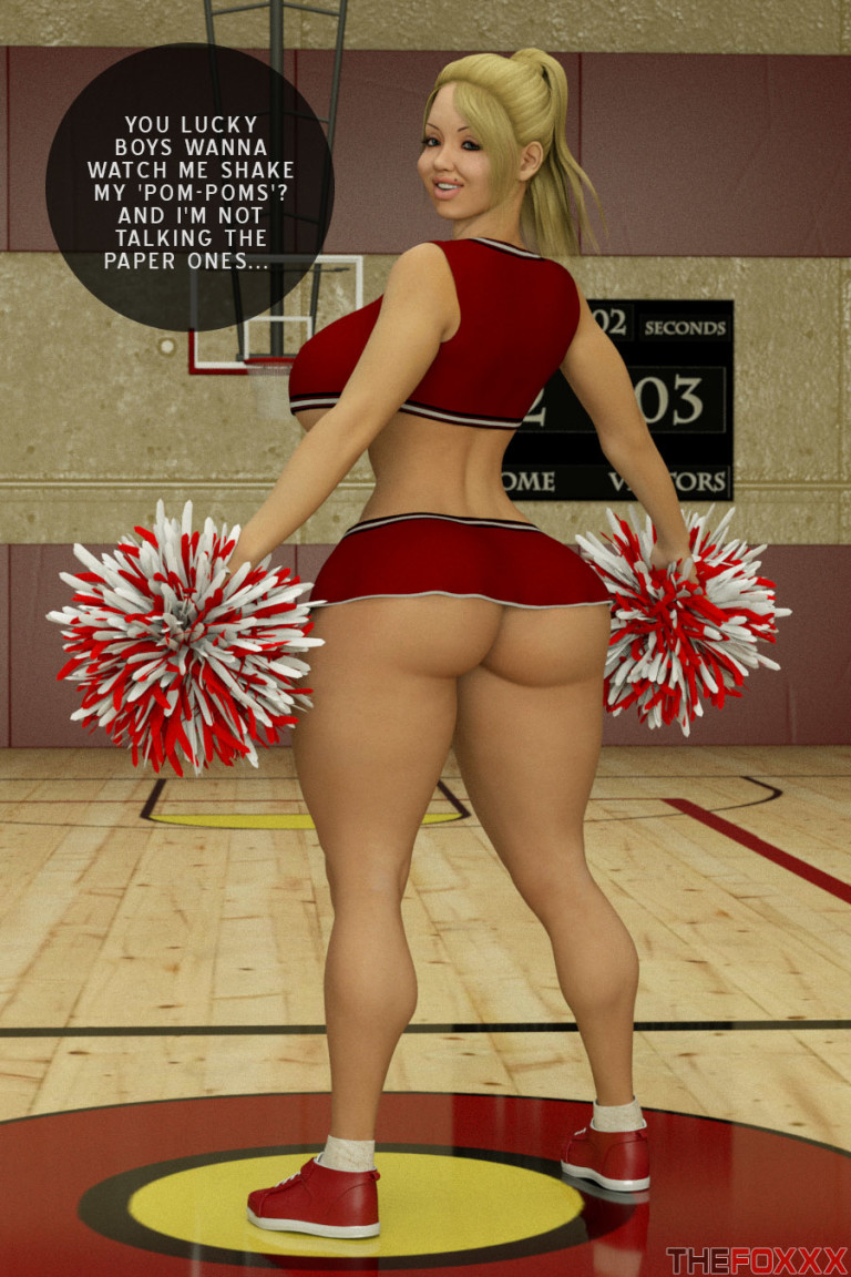 1girls 3d 3d_(artwork) ass big_ass big_hips blonde_female blonde_hair breasts brigitte_dumass cheerleader curves curvy curvy_body curvy_female curvy_females curvy_figure curvy_hips dancer dancing dat_ass dialogue fat_ass female female_only hips hourglass_figure huge_ass huge_breasts legs looking_at_viewer milf no_panties original public round_ass solo speech_bubble thefoxxx thick thick_hips thick_legs thick_thighs vixensville voluptuous waist watermark wide_hips