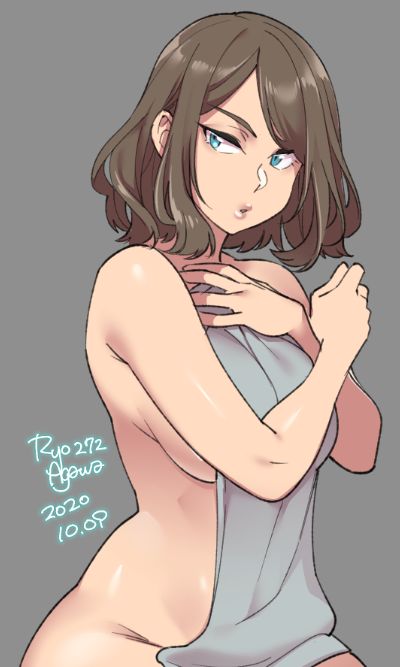 1girls, big breasts, breasts, cleavage, female, female only, large breasts, ryo agawa, solo
