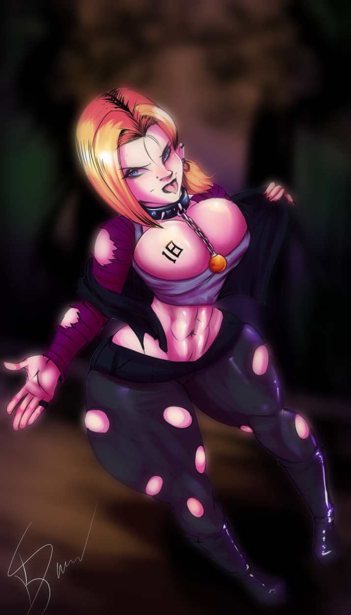 1girls android_18 blonde_hair blue_eyes boots cameltoe cleavage curvy dragon_ball erect_nipples female huge_areolae huge_ass huge_breasts kerodash muscular_female puffy_nipples short_hair thick_lips voluptuous wide_hips