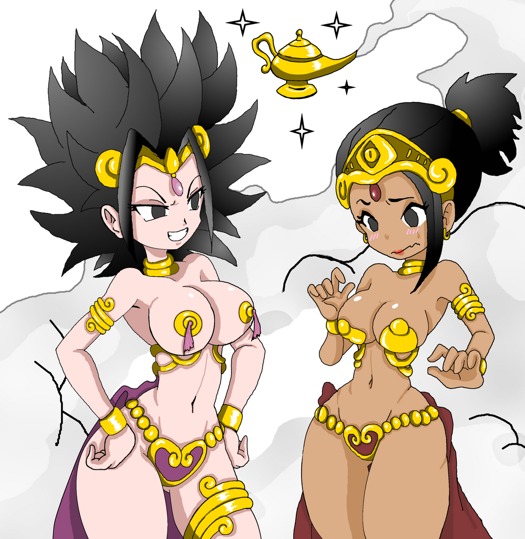 >:d 2018 2girls abs alpha_channel areolae armpits ass_visible_through_thighs belly belly_button belly_dancer big_breasts black_hair bloodyshanglong blush blushing breasts caulifla confused confusion cosplay covered_nipples dancer dragon_ball dragon_ball_super female female_only female_saiyan females fit fit_female for_sticker_use genie genie_bottle genie_lamp gold_bikini gold_bracelet gold_jewelry golden_bikini hands_on_hips harem_outfit hips hourglass_figure jewelry kale light-skinned_female looking_at_another looking_at_breasts looking_at_each_other looking_at_partner looking_down looking_pleasured makeup midriff navel necklace png ponytail puzzled red_lips red_lipstick saiyan shiny shiny_breasts shiny_clothes shiny_hair shiny_skin smile smiling smiling_at_another smirk smirking sparkle sparkles spiky_hair steam steaming steamy sticker_template tagme tan tan-skinned_female tan_body tan_skin teen thick thick_legs thick_thighs thighs tournament_of_power transparent transparent_background transparent_png universe_6 universe_6_girls wide_hips young