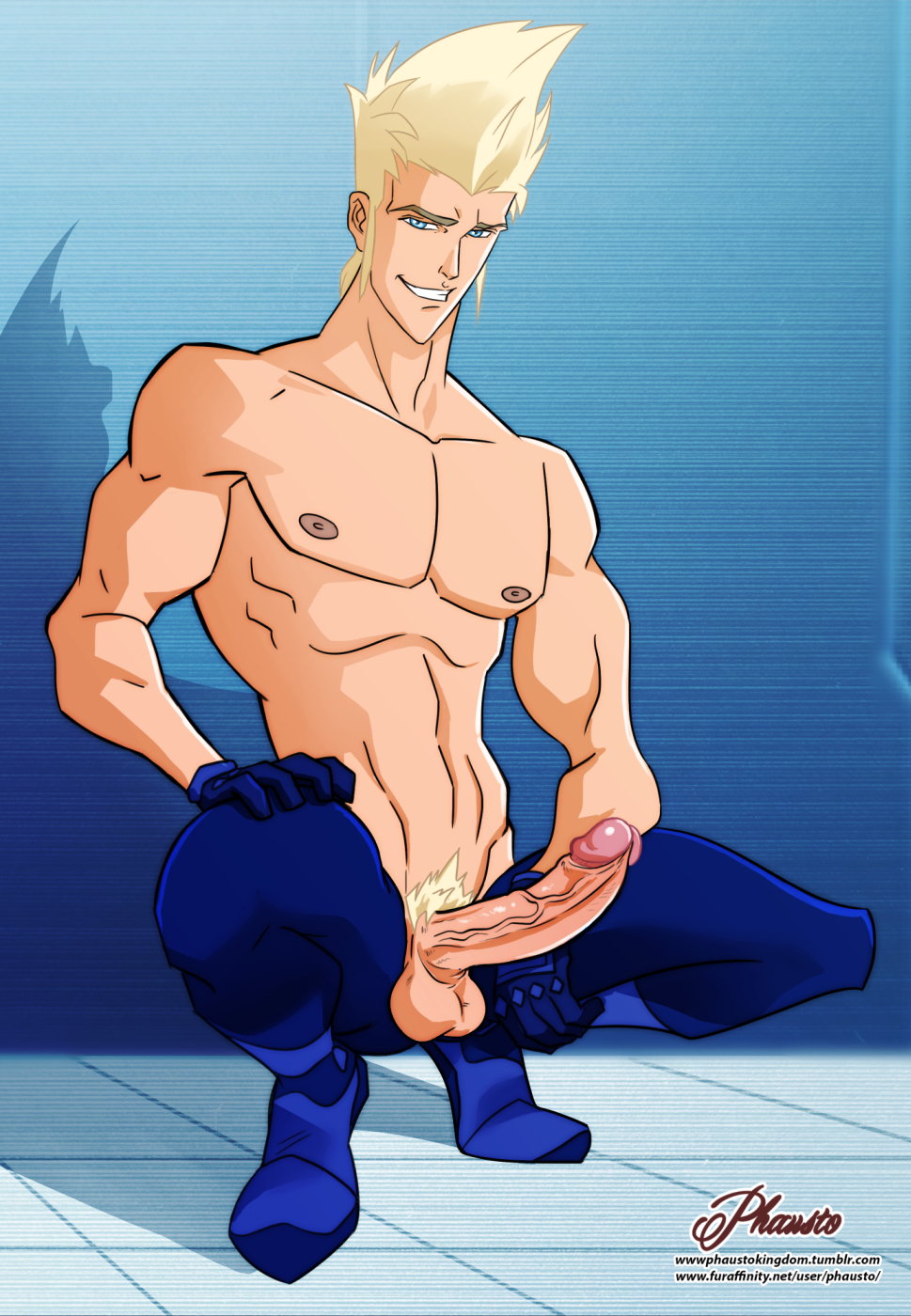 Human Torch (Fantastic Four) Rule 34 Image