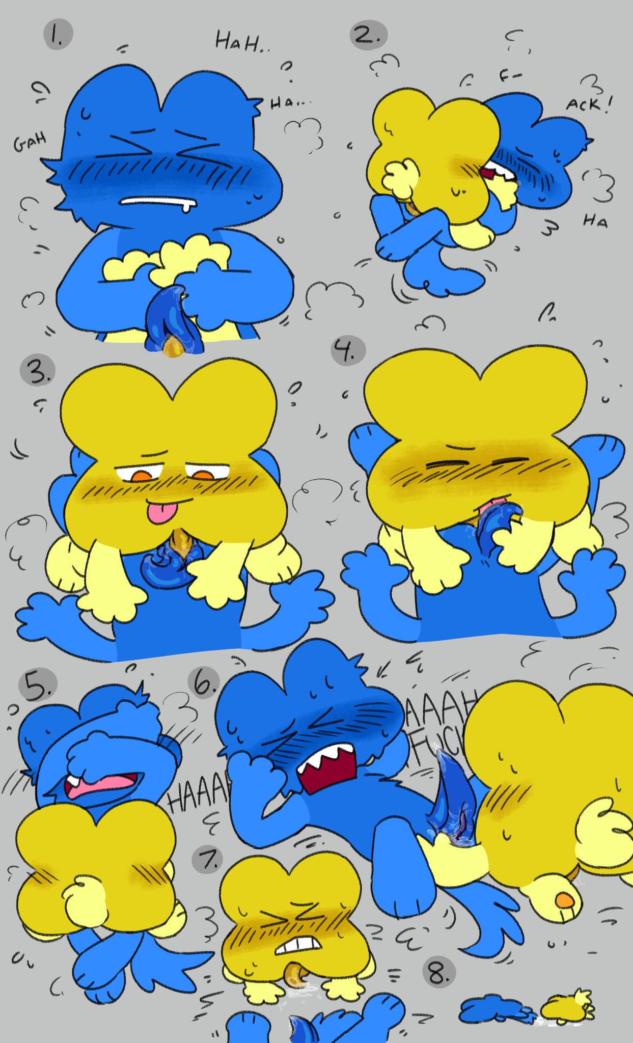 algebralien battle_for_dream_island battle_for_dream_island_again bfb bfdi bfdia cum dog_tail four_(bfb) licking_penis object_shows penetration saliva slit_penis tentacle_penis the_power_of_two tpot x_(bfb)