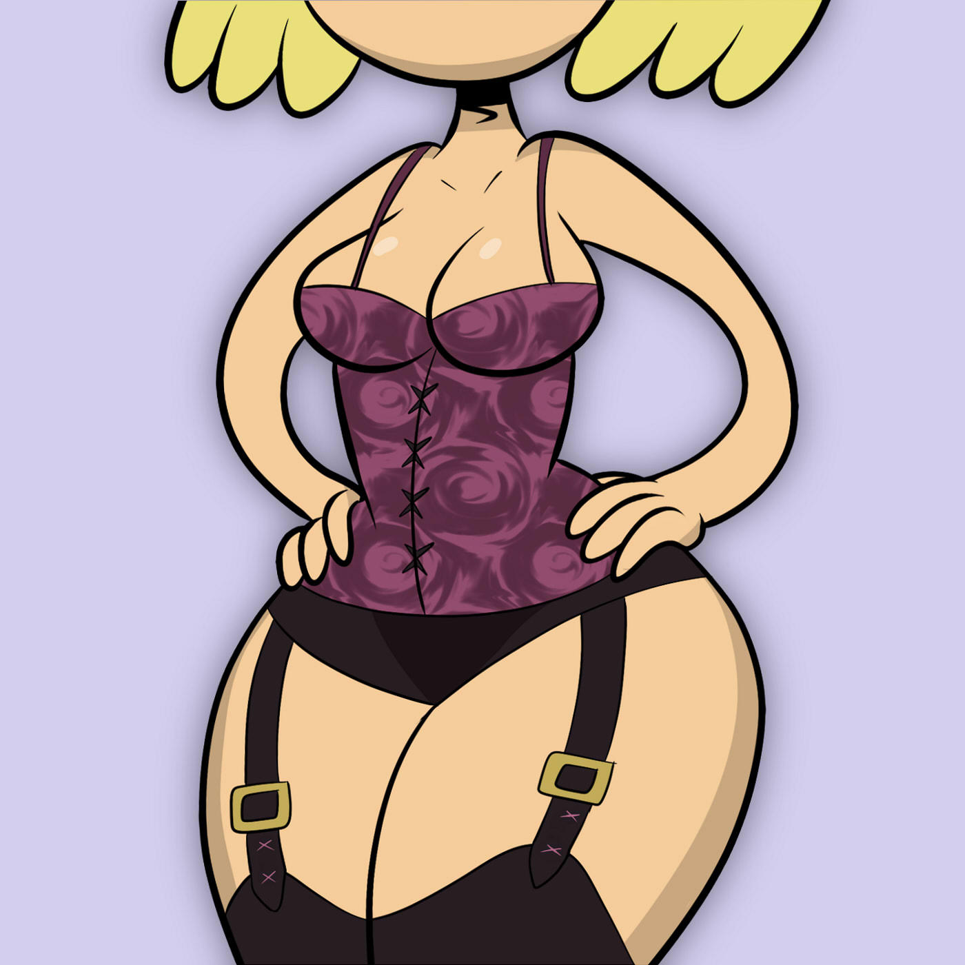 1girls, accurate art style, big breasts, blonde hair, bottom heavy, breasts, bustier, cleavage, corset, female, female only, garter, garter straps, hands on hips, huge thighs, lingerie, milf, mother, panties, rita loud, scobionicle99, short hair, solo, solo female, solo focus, stockings, straight hair, the loud house, thick thighs, thigh highs, thighhighs, thighs, wide hips