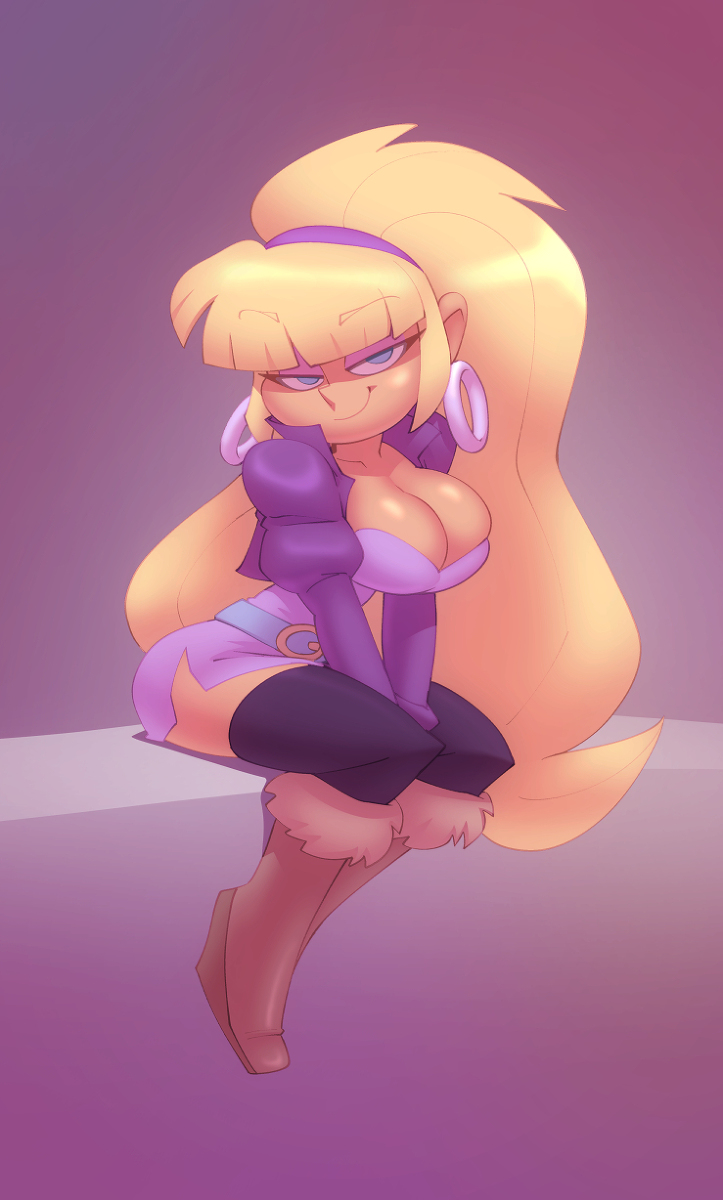 1girls, 2020, aged up, arched back, bedroom eyes, belt, big breasts, big hair, bigdad, blonde hair, blue eyes, boots, breasts, cleavage, disney, disney channel, dress, earrings, eye contact, eyebrows visible through hair, eyeliner, eyeshadow, female, female focus, female only, fur boots, gravity falls, hairband, hand between legs, high heel boots, high heels, hoop earrings, human, jacket, large breasts, long sleeves, looking at viewer, pacifica northwest, ponytail, puffy sleeves, raised eyebrows, simple background, sitting, smile, solo, solo female, stockings, thighhighs, very long hair