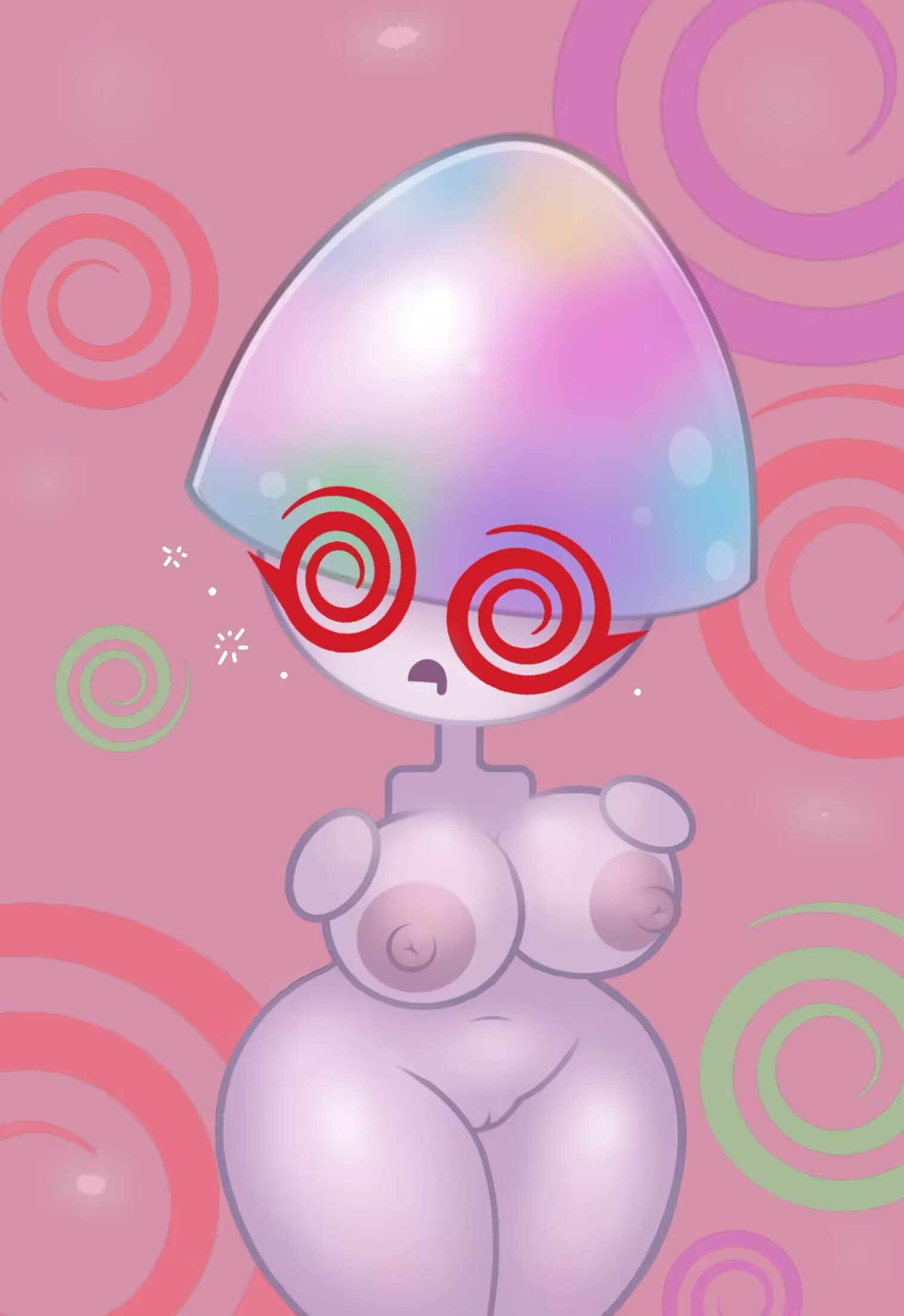 1girls, anthro, anthrofied, ass, breasts, female, flora fauna, hypno-shroom (pvz), ks xf, plant, plant girl, plant humanoid, plantie, plants vs zombies, plants vs. zombies, popcap games, pussy