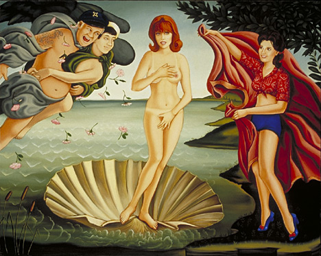 fine_art_parody gilligan's_island ginger_grant isabel_samaras mary_ann_summers public_domain skipper_jonas_grumby willie_gilligan