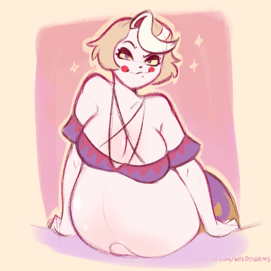 1girls, belly, charlie morningstar (hazbin hotel), clothing, hazbin hotel, pregnant, wildegems