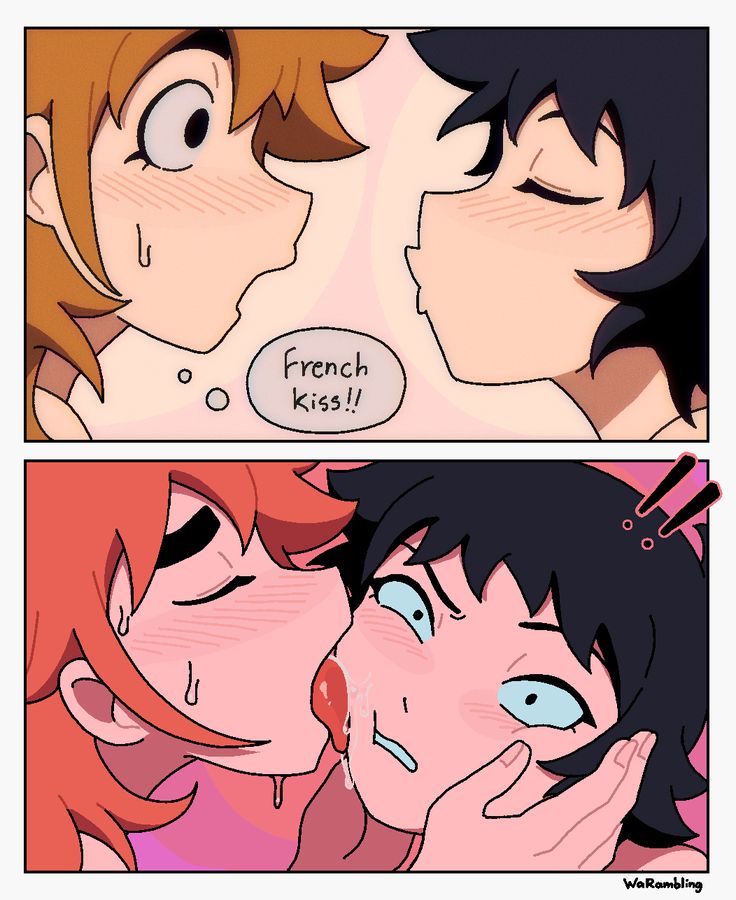 french kiss, kissing, licking face, rule 63, scott pilgrim, scott w pilgrim, tongue, wallace wells