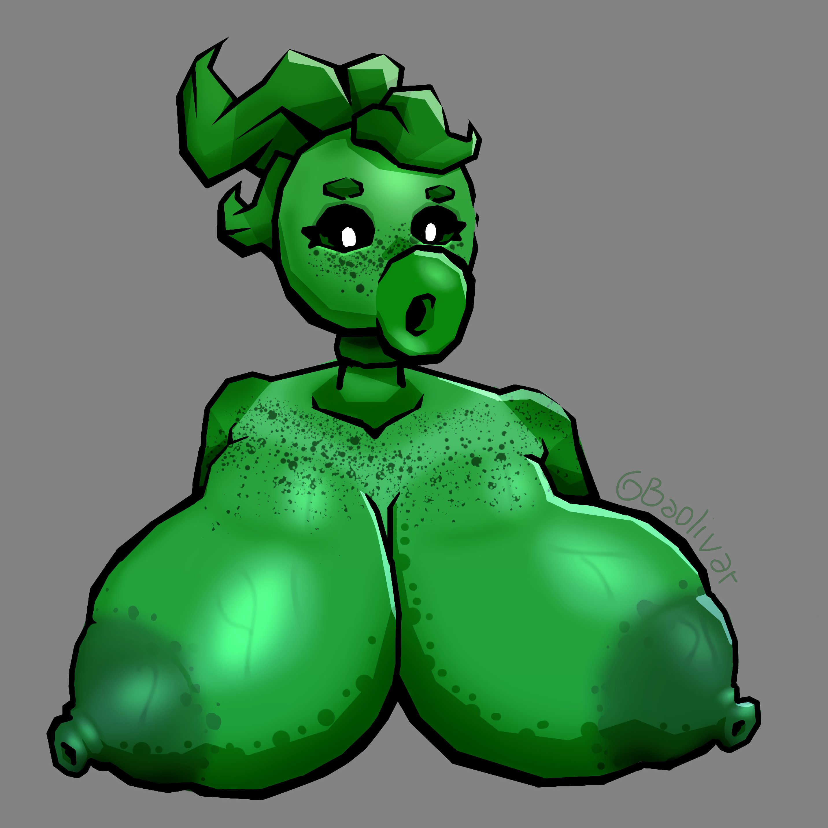 1girls, anthro, anthrofied, areolae, ass, baolivar, breasts, bust portrait, female, flora fauna, peashooter (pvz), plant, plant girl, plant humanoid, plantie, plants vs zombies, plants vs. zombies, popcap games, pussy, waist not visible
