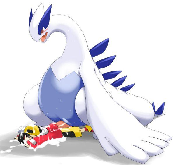 duo ethan_(pokemon) lugia male male_only pokemon pokemon_(species) wkar yaoi