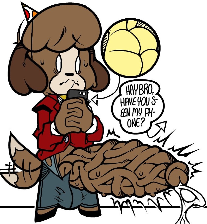 animal_crossing anthro ass ball_bulge balls big_balls big_butt big_penis bodily_fluids bottomwear brother brother_and_sister brown_body brown_fur canid canine canis clothed clothing cum cum_on_ground cum_string cumshot dialogue digby_(animal_crossing) dipstick_tail domestic_dog ejaculation english_text erection female flustered front_view frown fur genital_fluids genitals hands-free hat headgear headwear holding_object holding_phone huge_balls huge_cock hyper hyper_balls hyper_genitalia hyper_penis hyper_vein hypercawk isabelle_(animal_crossing) jacket looking_at_object looking_at_phone male male_focus male_only mammal multicolored_body multicolored_fur multicolored_tail necktie nintendo opposite_sex_twins pants partially_clothed party_hat penis phone photo rear_view shirt sibling simple_background sister solo_male speech_bubble spontaneous_ejaculation straight suit_jacket surprise sweat tailwag tan_body tan_fur text three-quarter_view topwear two_tone_body two_tone_fur undershirt underwear vein veiny_penis video_games wardrobe_malfunction wavy_mouth wide_hips yellow_body yellow_fur