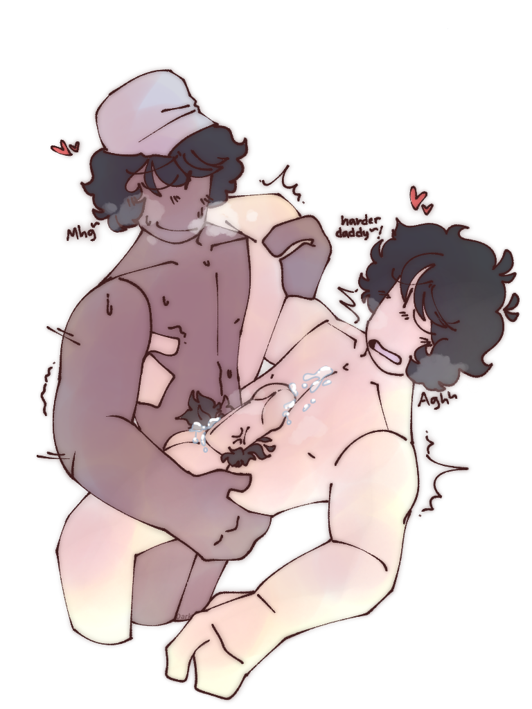 2boys anal anal_sex balls black_hair blush cap carrying cum cumming cumshot dark-skinned_male dark_skin darkdrawsporn dialogue english_text eyebrows_visible_through_hair gay hat hearts holding_another holding_partner leg_grab male male/male male_only male_penetrated male_penetrating male_penetrating_male moan nude one_eye_closed open_mouth pale-skinned_male pale_skin penis pubic_hair roblox roblox_avatar short_hair smile standing standing_sex stomach sweat text transparent_background watermark white_cap white_hat wink yaoi