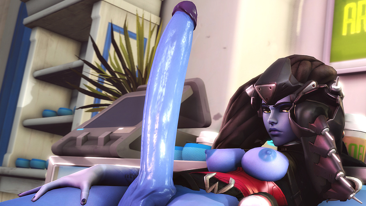 1futa, 3d, balls, big penis, blackjr, futa only, futanari, huge cock, huge penis, intersex, nipples, overwatch, penis, solo futa, tagme, widowmaker