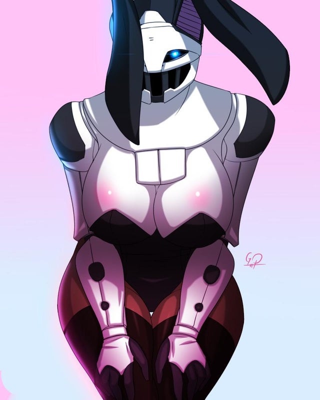 ada-1, ass, big ass, big breasts, breasts, bunny ears, destiny (game), exo, female, gary-q, looking at viewer, solo, tagme