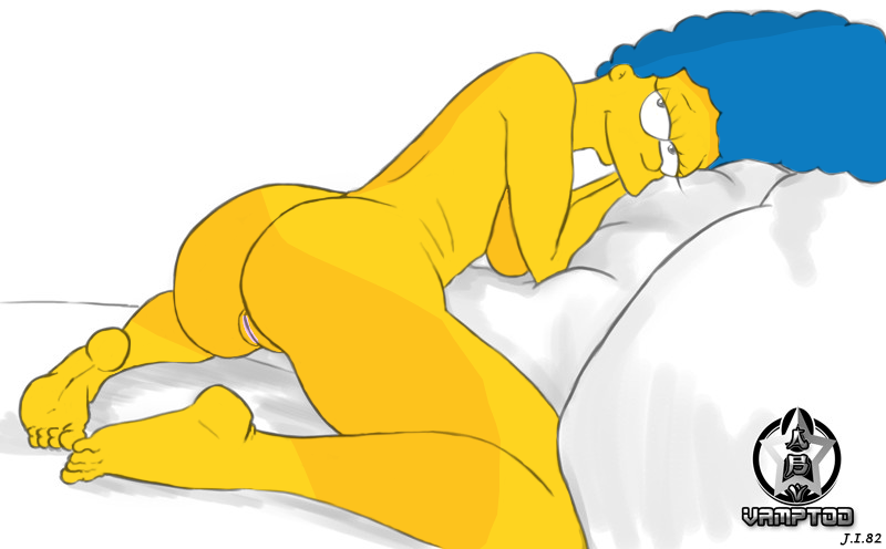 1girls marge_simpson solo tagme the_simpsons vamptod