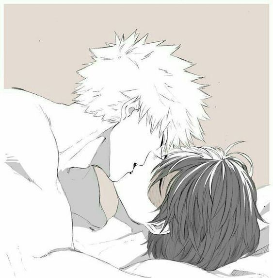 katsuki bakugou, kissing, male, my hero academia, shouto todoroki, yaoi