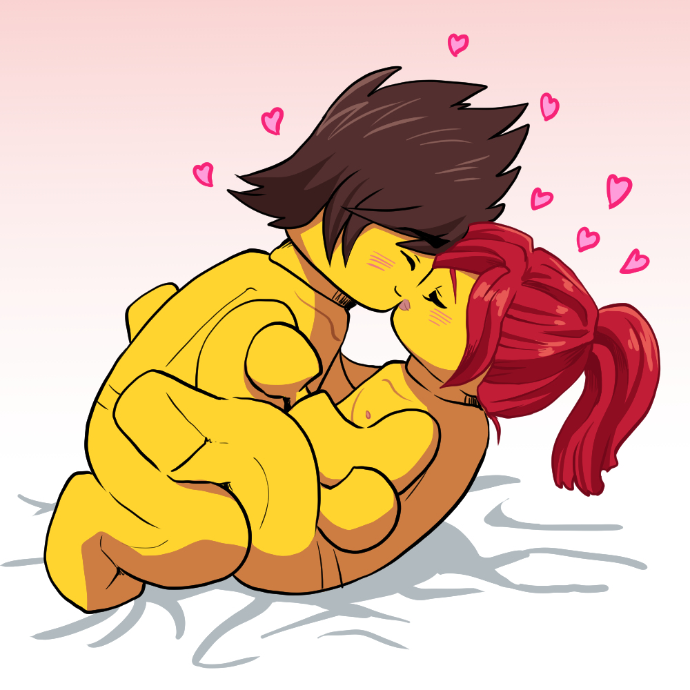 1boy 1girls boobs breasts brown_hair cute embrace embracing embracing_another embracing_each_other female flat_chest flat_chested hearts hearts_around_head hugging kai_(ninjago) kiss kissing lego lego_anatomy love loving_couple naked naked_female naked_male ninjago nipples nude nude_female nude_male passionate passionate_kiss ponytail ponytail_(hair) red_hair romantic romantic_ambiance romantic_couple romantic_sex sex skylor_(ninjago) straight straight_sex tagme tournament_of_elements_(ninjago) wholesome wholesome_sex