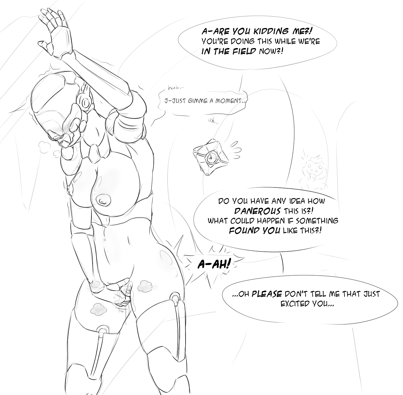 bungie, destiny (game), female, ghost (destiny), guardian (destiny), tagme, thiccrobots, titan (destiny)
