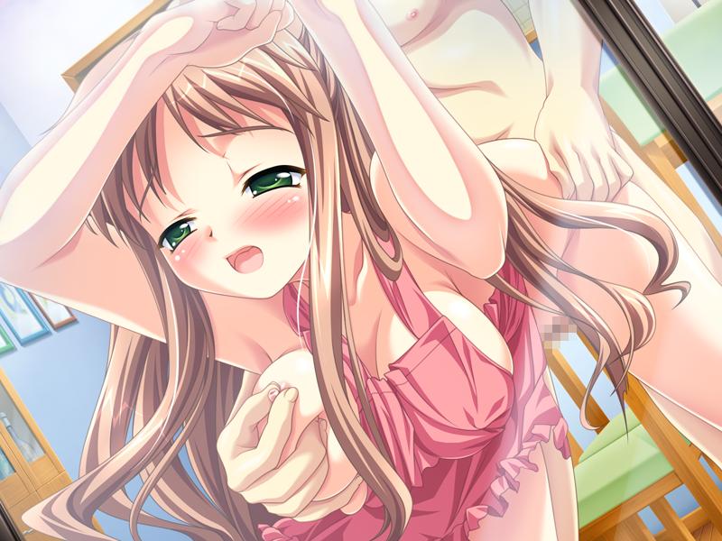 1boy 1girls against_fourth_wall against_glass against_wall aogiri_penta apron armpits blush breast_grab breast_slip breasts brown_hair censored doggy_style dutch_angle female from_behind game_cg green_eyes groping groping_from_behind human leaning_forward long_hair male nagasa_tsugumi naked_apron nipple_tweak nipples one_breast_out open_mouth osananajimi_wa_bed_ryuu_ga_gotoku osananajimi_wa_bed_ryuu_ga_gotoku! penis reach_around sex sideboob straight tongpoo tonpuu torso_grab vaginal_penetration vaginal_sex