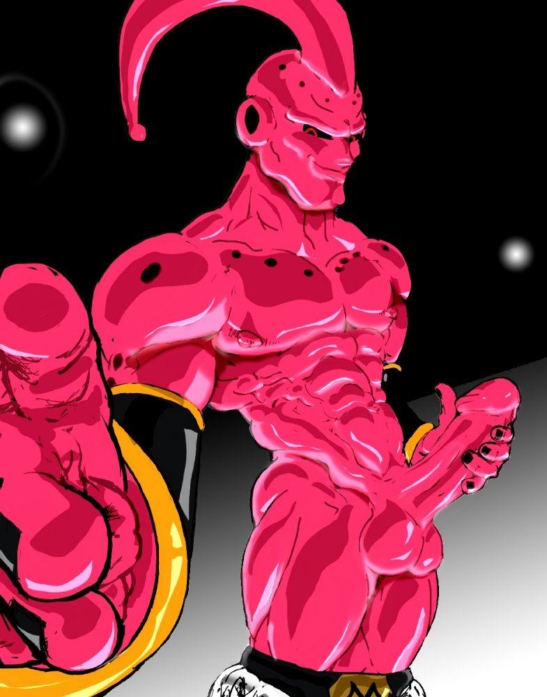 dragon_ball dragon_ball_z majin_buu male male_only solo straight_hair super_buu tagme