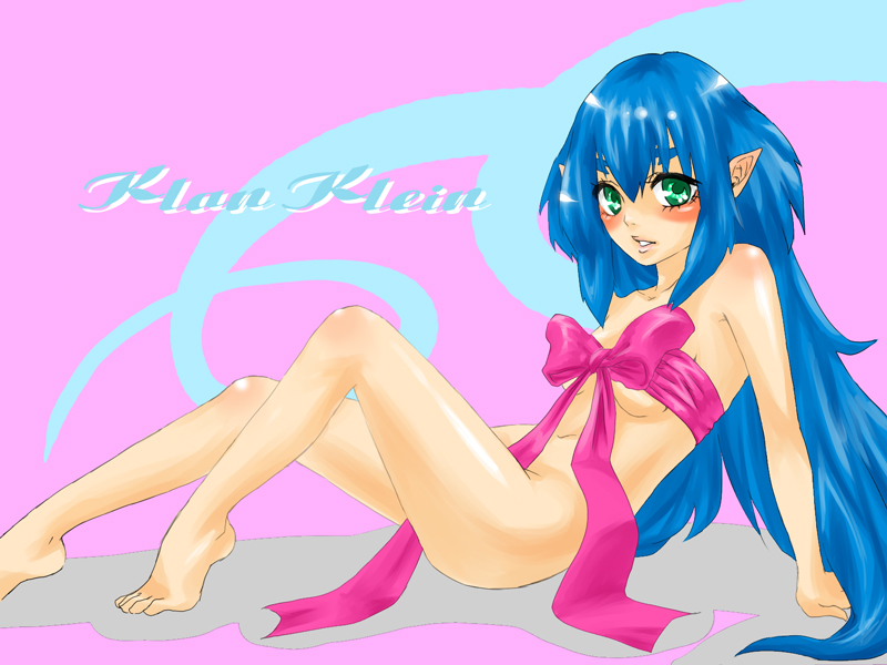 blue_hair bow breasts female klan_klein macross macross_frontier small_breasts