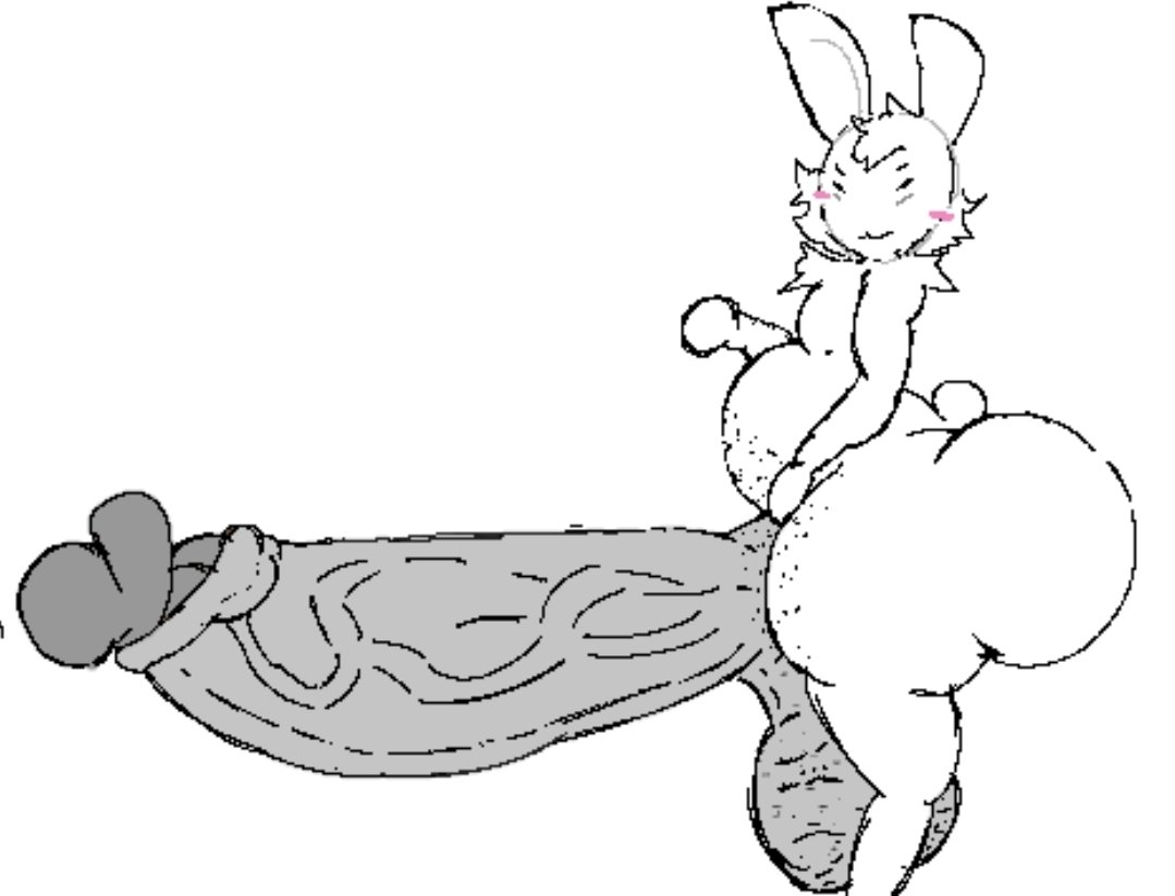 anthro balls big_balls big_butt big_penis butt femboy foreskin fur gay genitals glans grey_genitals gubby_(roblox) gubby_(species) homosexual homosexual_male huge_balls huge_butt huge_penis humanoid_genitalia humanoid_penis hyper hyper_genitalia hyper_penis kreniss male male/male male_focus male_only male_penetrating penis pubes retracted_foreskin shortstack shortstack_male slightly_chubby small_but_hung solo vein veiny_penis white_body white_fur