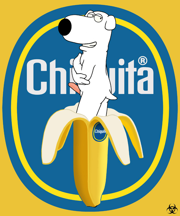 banana biohazard_(artist) brian_griffin chiquita family_guy male_only mascot