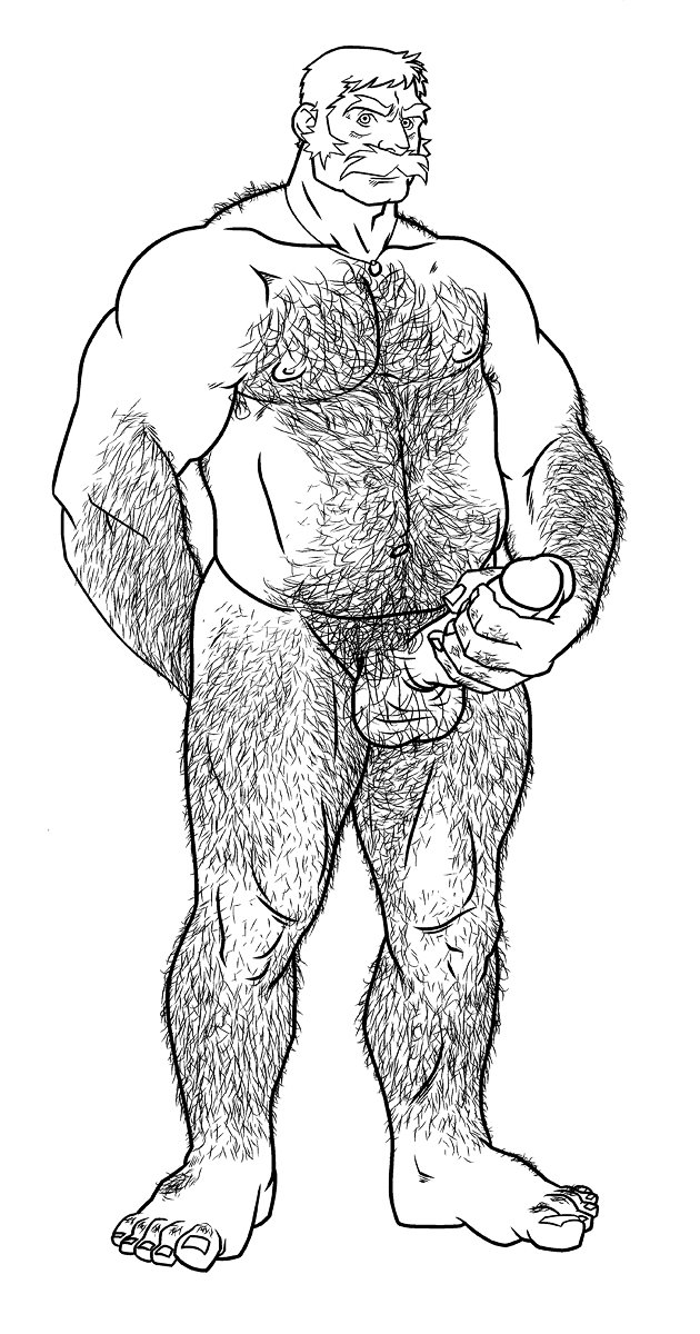 1boy back_hair balls ballsack bara beefy body_hair erection facial_hair hairy_balls hairy_male hedrus human ivan kenzie_lamar light_hair male male_nipples male_only male_pubic_hair manly mature_male muscle musclegut muscles muscular_male mustache necklace nude_male pecs penis ride_on_shooting_star scrotum smooth_penis testicles