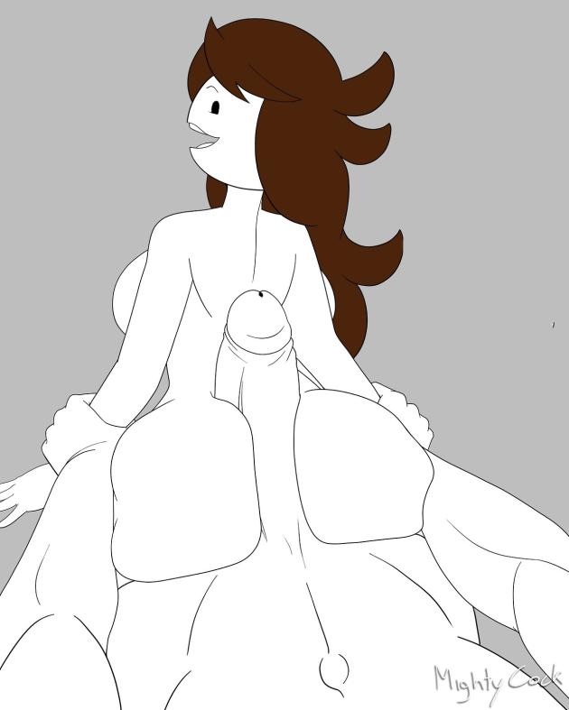 1boy 1girls 5_fingers ass assjob backboob belly_button big_breasts big_penis breasts brown_hair buttjob covered_buttjob edit female grey_background holding_arms hot_dogging huge_cock jaiden jaiden_animations jaidenanimations large_penis long_hair looking_back male male_pov mightycock muscles muscular muscular_male open_mouth outercourse penis pov sideboob simple_background smile smiling straight teeth tongue unseen_male_face voluptuous watermark white_body white_skin youtube youtuber