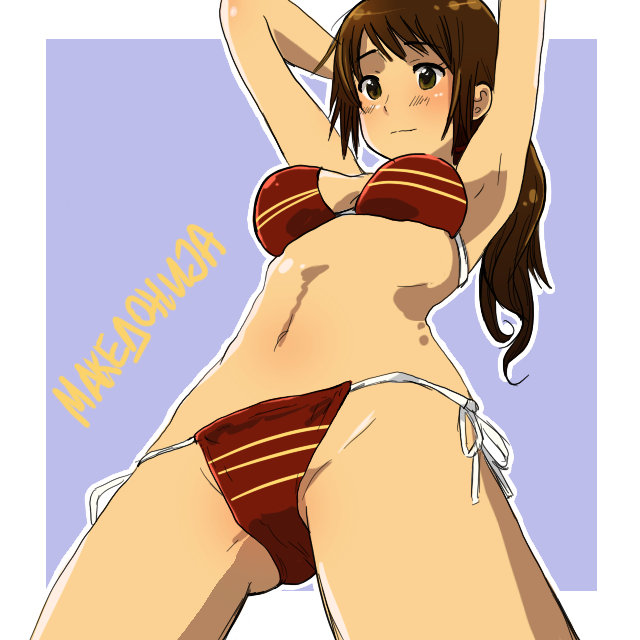 axis_powers_hetalia bikini macedonia_(yugotalia) oc original_character tix91 yugotalia