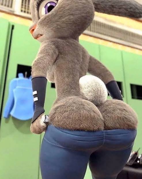 1girls 3d 3d_(artwork) ass_cleavage big_ass big_butt butt butt_crack clothing disney female furry judy_hopps locker_room nonojack partially_clothed rabbit rabbit_girl rabbit_humanoid rear_view small_breasts solo solo_female zootopia