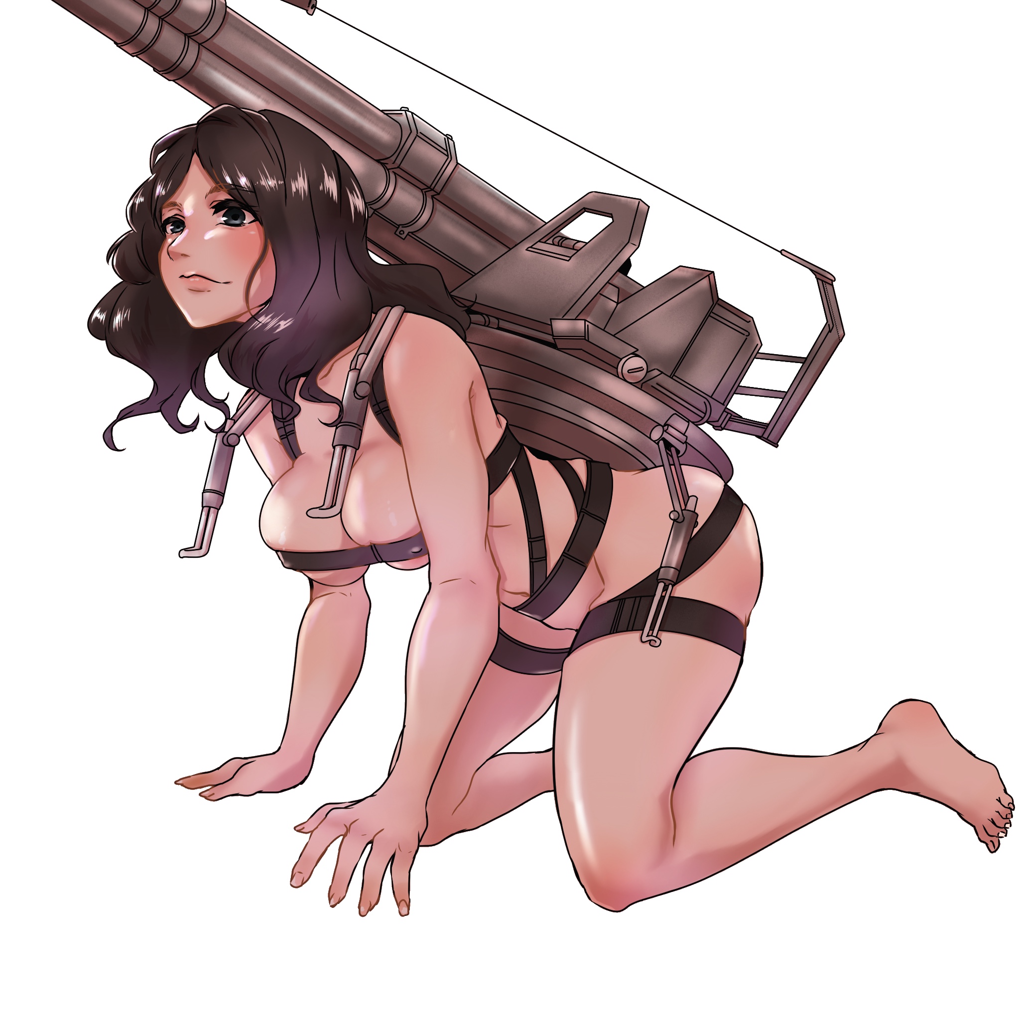 all fours, attack on titan, female, pieck finger, shingeki no kyojin, tagme, tentacool (artist)