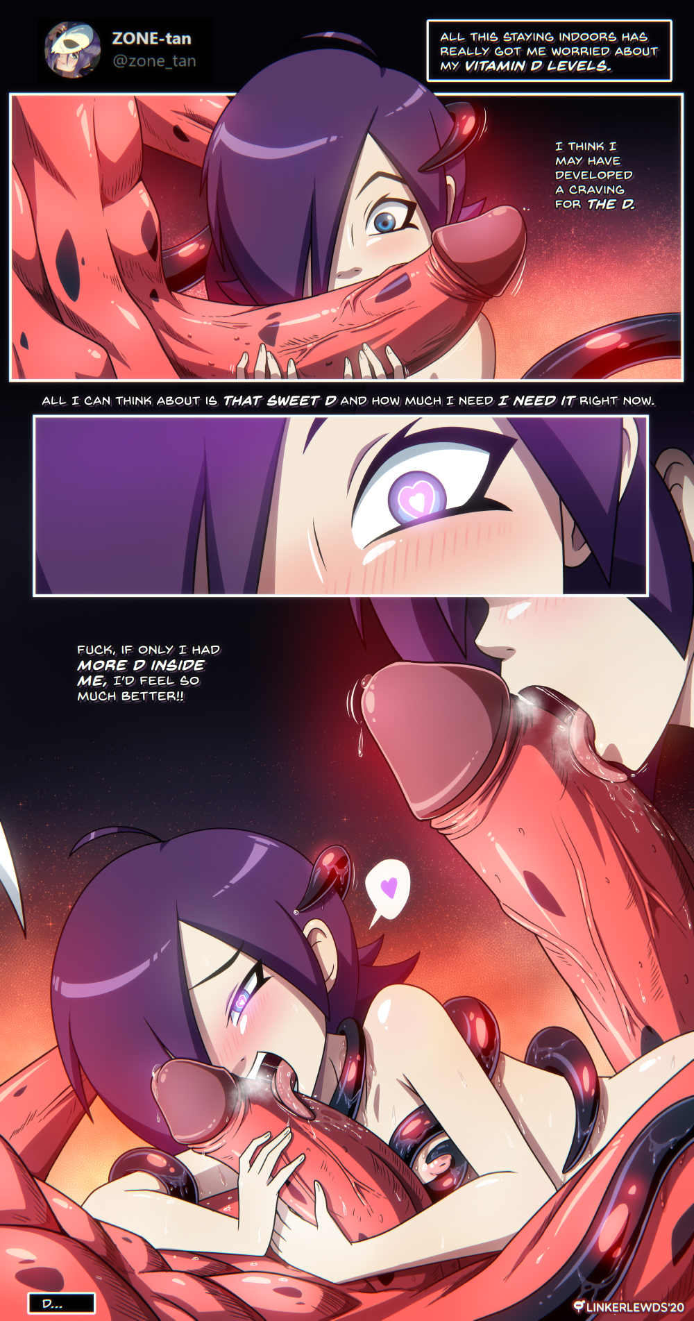 big_penis comic licking_penis linker_(linkerlewds) linkerlewds zone-tan