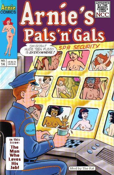 12girls 1boy 6+girls alias_the_rat archie_comics betty_cooper black_hair blonde_hair cheryl_blossom hair midge_klump multiple_boys multiple_girls nancy_woods nude red_hair veronica_lodge